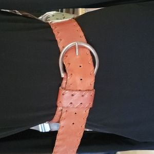 Italian leather belt.